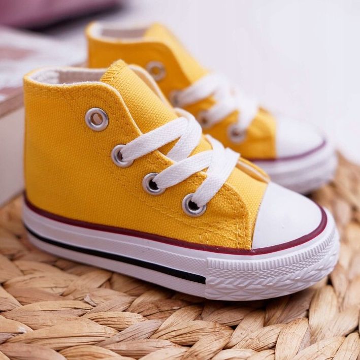 FRROCK Barnens klassiska höggula filemon -sneakers 1