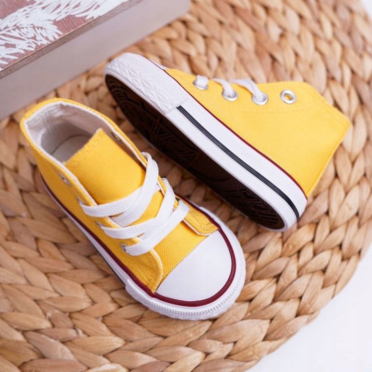 FRROCK Barnens klassiska höggula filemon -sneakers 2