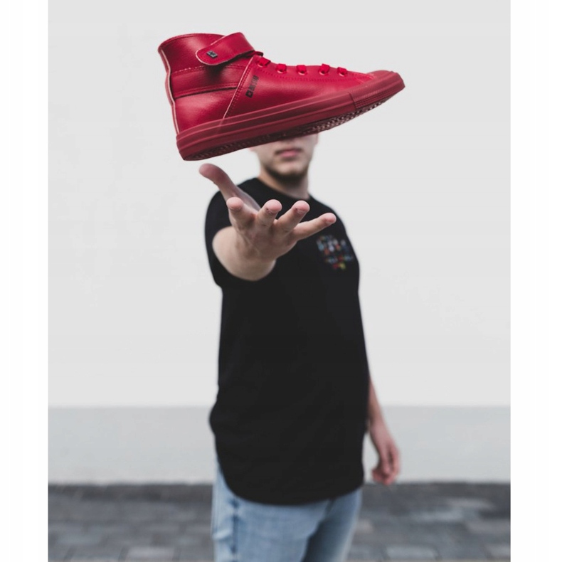 Herrskor Big Star Warmed Red Y174025FW röd 1