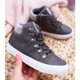 Barn Pojkskor Sneakers Big Star Grå EE374040 1