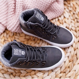 Barn Pojkskor Sneakers Big Star Grå EE374040 2