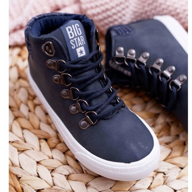 Barn Pojkar Sneakers Big Star Marinblå EE374038 1