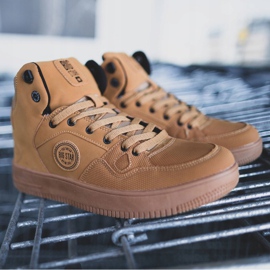 Mäns sportskor Big Star High Camel EE174432 brun 1