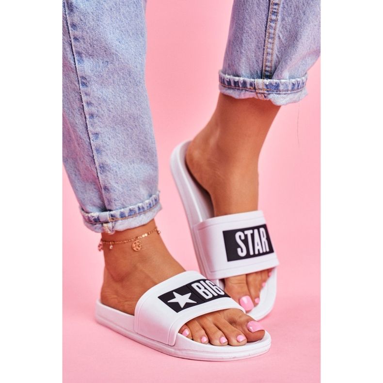 Dam Tofflor Big Star White DD274A264 vit 2