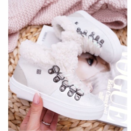 Barnskor Flickaskor Sneakers Big Star White EE374017 vit 1