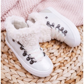 Barnskor Flickaskor Sneakers Big Star White EE374017 vit 2