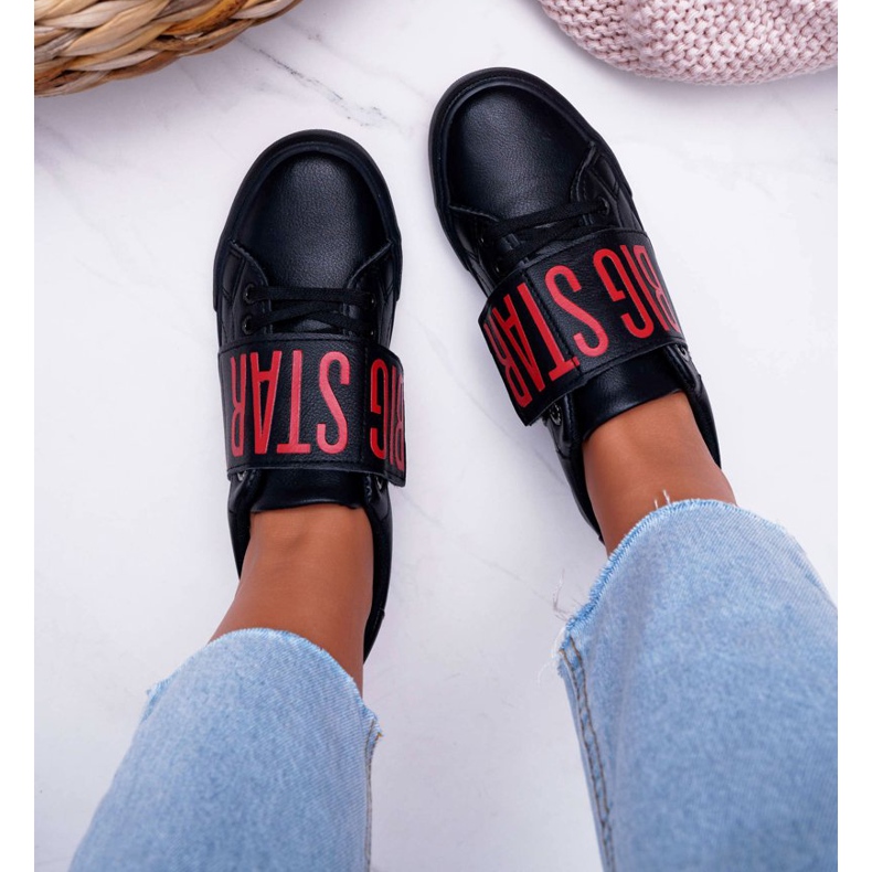 Dam Sneakers Big Star Black EE274037 svart 2