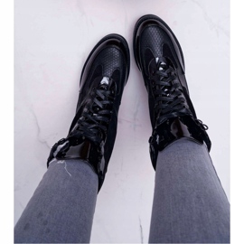 Kvinnors höga stövlar Black Trappers Nemtere svart 2