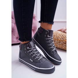 Dam Sneakers Big Star High Grey Warm EE274413 grå 2