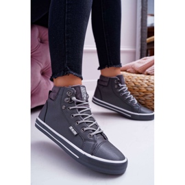 Dam Sneakers Big Star High Grey Warm EE274413 grå 1