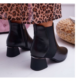 Läderstövlar för kvinnor Laura Messi Svart 2034 2