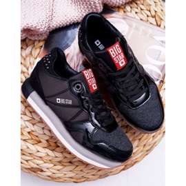 Kvinnors sportskor Big Star Black EE274721 svart 1