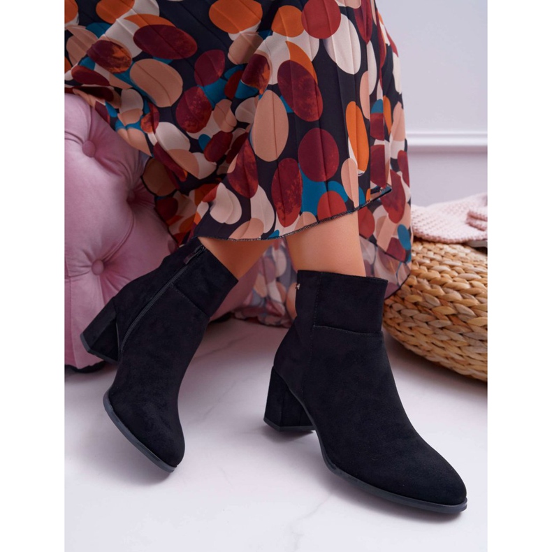 Damskor på högklackat Sergio Leone svart BT522 2