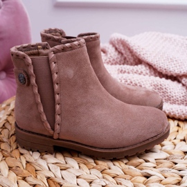 POPA Barnskor Flat Heel Khaki Sicarro kaki 2