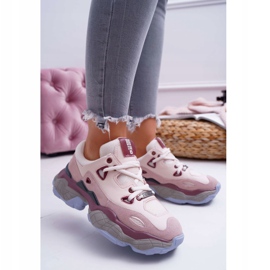 Kvinnors sportskor Big Star av Daniel Lopez FF274432 brun röd mångfärgad 1