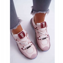 Kvinnors sportskor Big Star av Daniel Lopez FF274432 brun röd mångfärgad 2