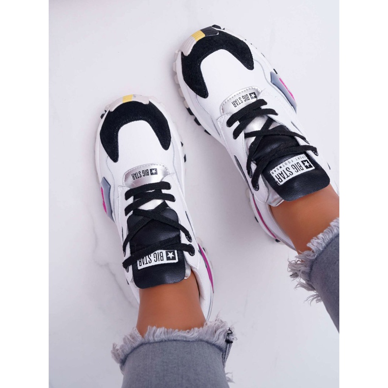 Kvinnors sportskor Big Star av Daniel Lopez FF274415 mångfärgad 2