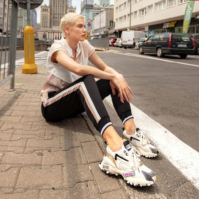 Kvinnors sportskor Big Star av Daniel Lopez FF274416 mångfärgad 1