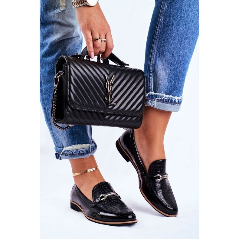 Dam Brogues Maciejka lackerade loafers svart 4099A-01 / 00-1 1