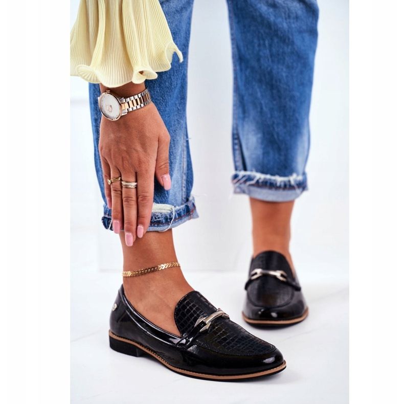 Dam Brogues Maciejka lackerade loafers svart 4099A-01 / 00-1 2