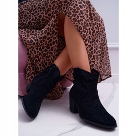 Damskor på hälen Maverick Cowboystövlar svart 2