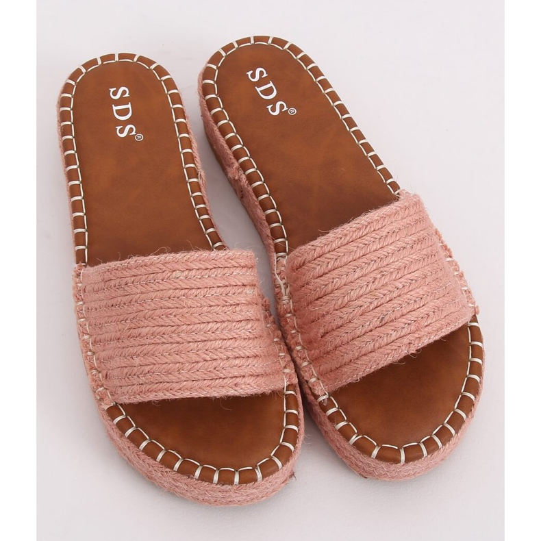 Rosa espadrilles tofflor 7970-PL Rosa 1