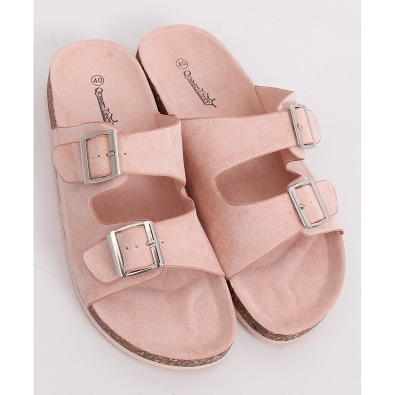 Rosa scholki tofflor BL3100-SF Rosa 2