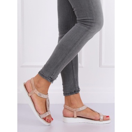 Champagne damsandaler 127-89 Champagne rosa 1