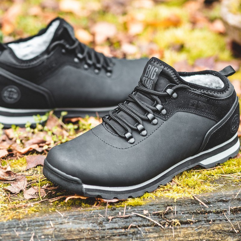 Herrvandringsskor Big Star Black EE174444 svart 2