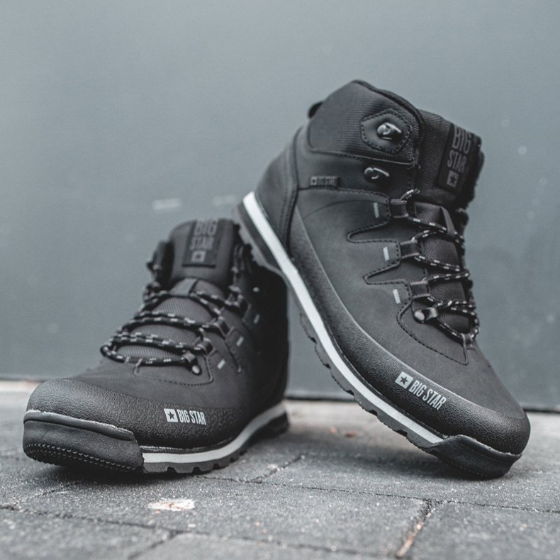 Herrvandringsskor Big Star Black EE174437 svart 2