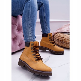 Dam Stövlar Trappers Big Star Camel EE274035 brun 1