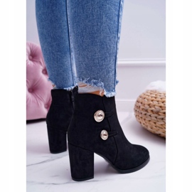 S.Barski Kängor i mocka för kvinnor Svart Barski 73-2 2