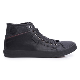 Herr Sneakers High Big Star Svart EE174102 1