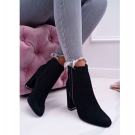 FE1 Damskor på högklackad svart Domeno 2