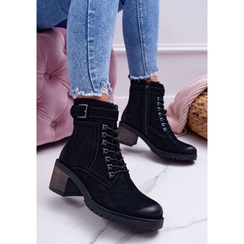 Damskor Sergio Leone Svart BT705 1