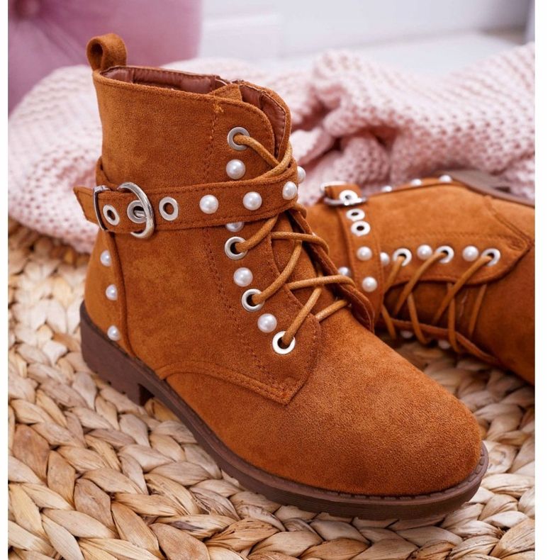 FP1 Pearl Camel Nargos barnstövlar brun 1