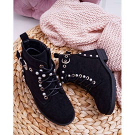 POPA Barnstövlar Pearl Black Nargos svart 1