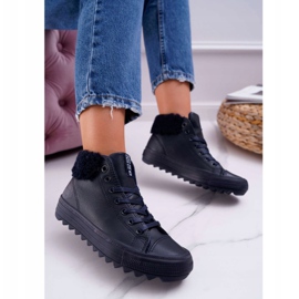 Dam Sneakers Big Star High Warm Navy EE274147 marinblå 1