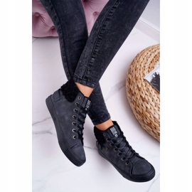 Dam Sneakers Big Star High Warm Black EE274080 svart 2