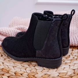 POPA Ungdom Svart Mergolo Flat Heel stövlar 2