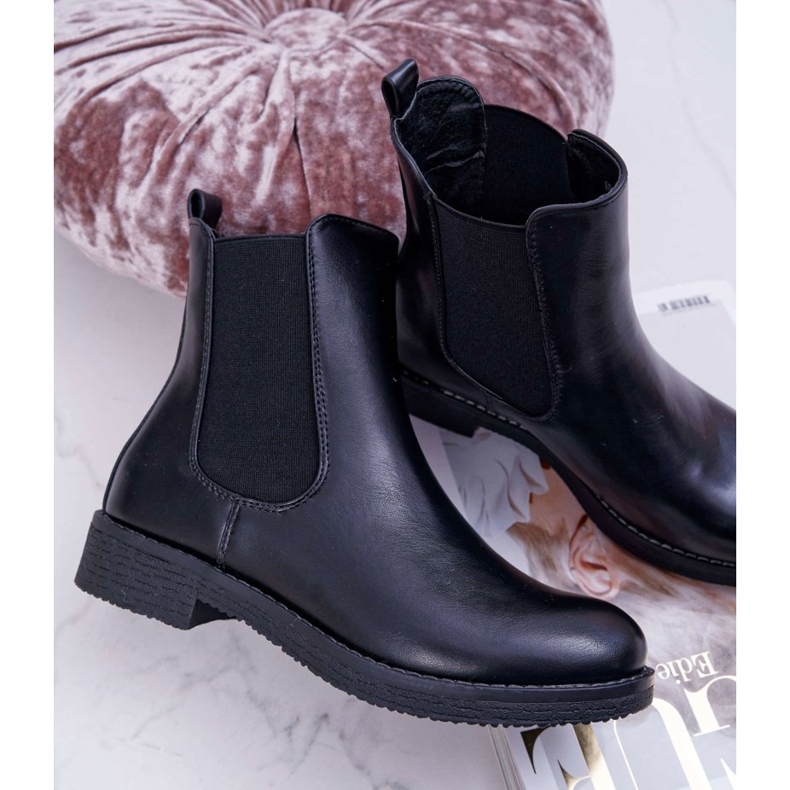 EVE Damskor Jodhpur Svart 8BT35-1489 2