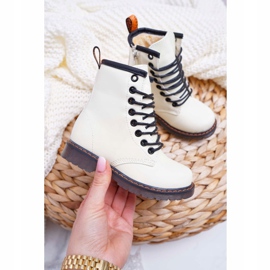 FRROCK Barns varma stövlar med dragkedja, fosforescerande vit gabby 1