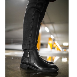 Herrstövlar Läder Big Star Svart EE174287 1