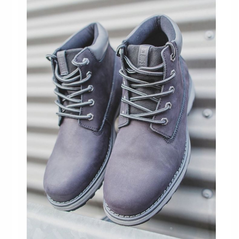 Herr Vandringsskor Läder Big Star Svart EE174228 1