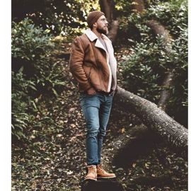 Mäns läderstövlar Big Star Camel EE174227 brun 2