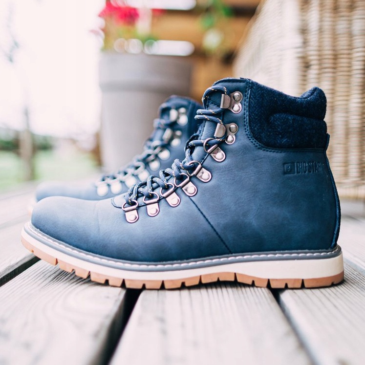 Trappers för män Big Star Marinblå EE174403 2