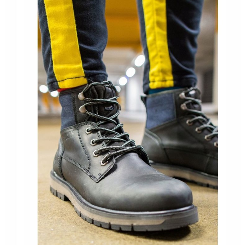 Herr Vandringsskor Läder Big Star Svart EE174267 1