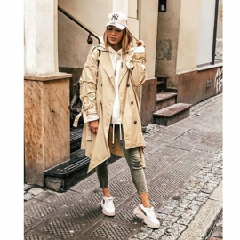 SEA Kvinnors sportskor Tjock sula Beige kardemumma 1