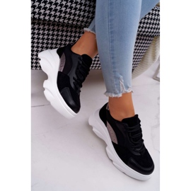 SEA Kvinnors sportskor tjock sula svart kardemumma 2