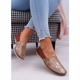 Kvinnors bruna ballerinor Maciejka 1930A-29 / 00-6 1